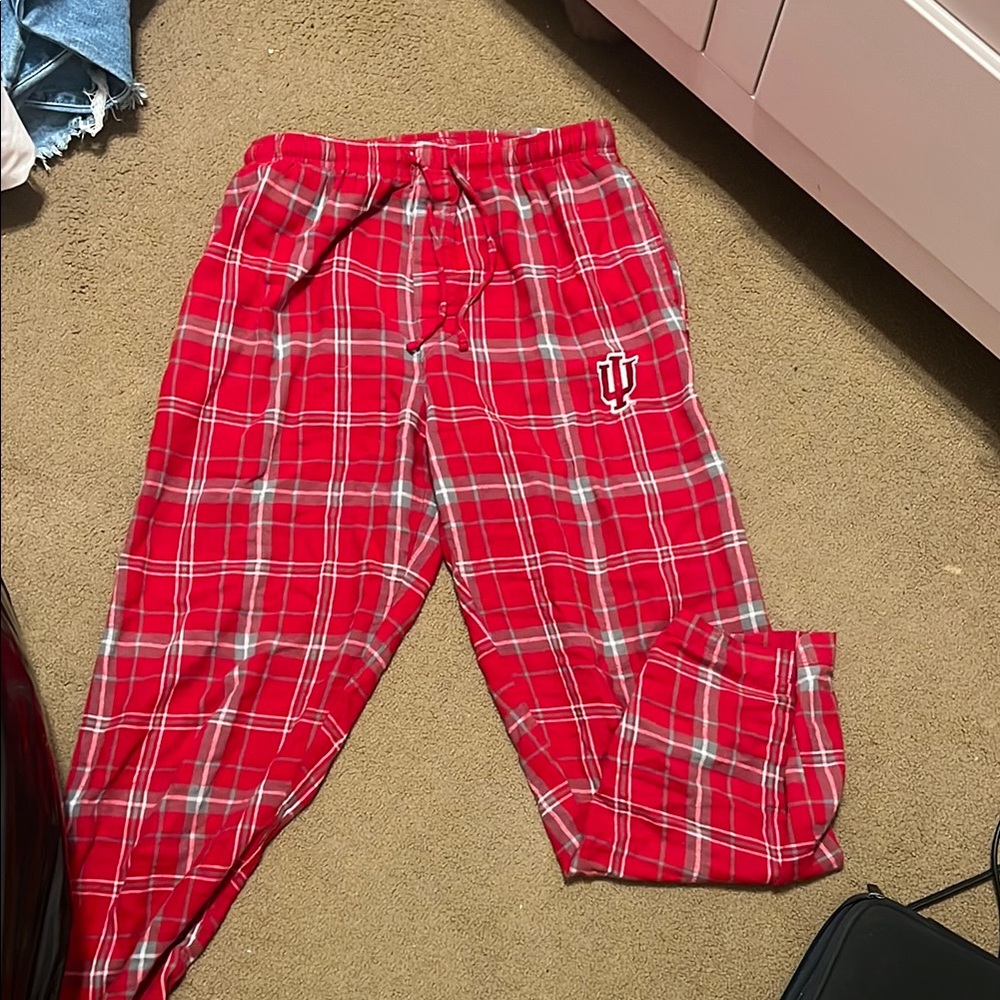 Vintage Indiana University (IU) Flannel Pajama Pants